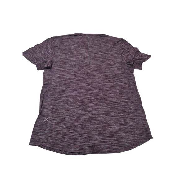 Lululemon Metal Vent Maroon Heathered Athletic Short Sleeve Shirt Men's M B28.1 - Picture 7 of 7